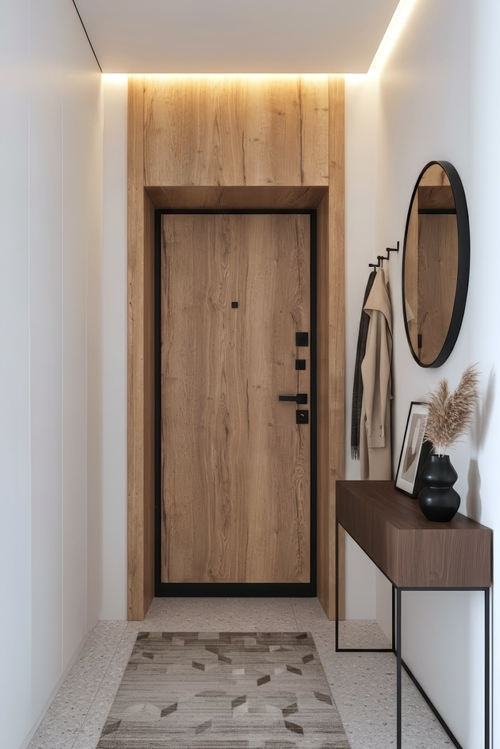 Дверь с панелью МДФ